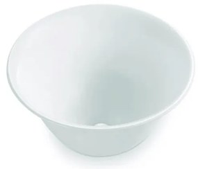 Bathco 4062 - NORDIC ráépíthető mosdó, átmérő 42 cm, porcelán/fehér