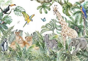 Fotótapéta Safari állatok Afrika vinil 254x184 +ragasztó