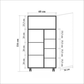 Kiler konyhaszekrény, 60 cm – TR869VEL4507