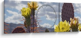 Fügekaktusz képe (órával) (90x30 cm)