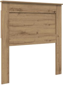 vidaXL Fejtámla fejtámlával Artisan tölgy 80 cm Faanyag