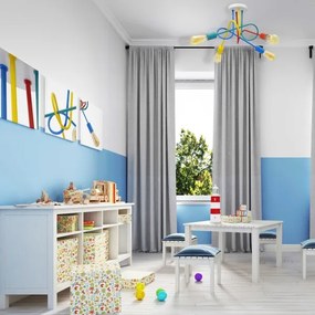 LED gyereklámpa OXFORD 4xE27/10W/230V mennyezeti