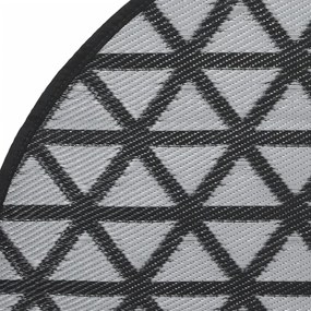 kültéri szőnyeg ARAKIL fekete Ø120 cm PP