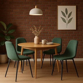 Avenberg RIVA Étkezőszék szett - 4db, zöld