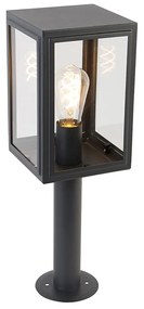 Kültéri lámpaoszlop szürke 50 cm IP44 - Sutton