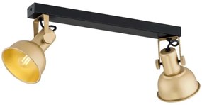 Argon 7144 - Spotlámpa LENORA 2xE14/7W/230V arany/fekete