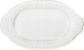 Ovális tál 28 cm Iwona Arany vonal Chodzież
