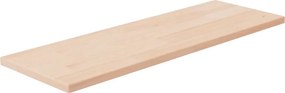 vidaXL kezeletlen tömör tölgyfa polclap 60 x 20 x 1,5 cm