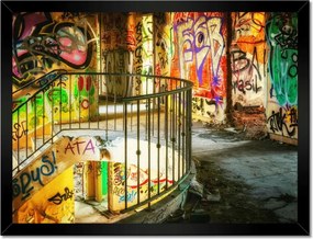 Poszterek keretben 40x30 Graffitti Falfestmény