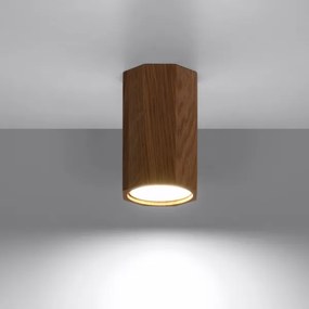 Sollux SL.1033 - Spotlámpa ZEKE 1xGU10/40W/230V 10 cm tölgy