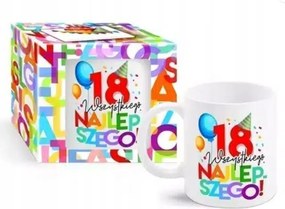 Betűs Bögre Elegáns Ajándék Szülinaposnak 18 Éves Születésnapra
