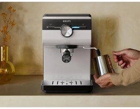 Krups - Karos kávéfőző két csészéhez AUTHENTIC 1450W/230V szürke