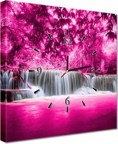 Falióra 40x40 Rózsaszín vízesés