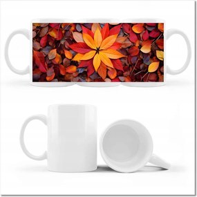 Fotó bögre Őszi színes levelek