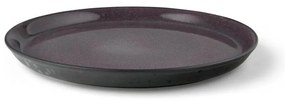 Fekete-lila kőedény tányér ø 27 cm Gastro Black/Purple – Bitz