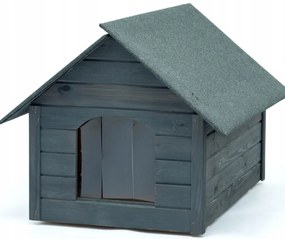 Szigetelt kennel kutyamérethez. L - 100 cm x 72 cm x 65 cm Szürke