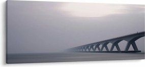 Egy híd képe a ködben (120x50 cm)
