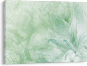 Kép - Zöld virág (70x50 cm)