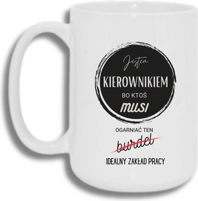 Bögre Fehér Nagy 440ml Vicces Ajándék Vezetőnek