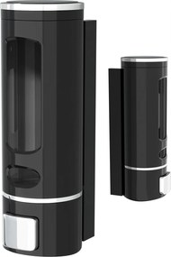 Falra Akasztható Adagoló Fekete Falra Akasztható Szappan Gél Sampon Fürdőszoba