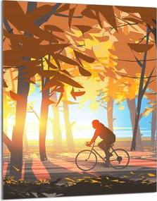 Üveg Vágódeszka 40x52 Erdő a Konyhába