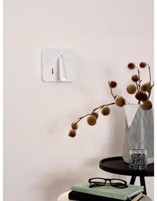 Lucide 77282/03/31 - LED Fali spotlámpa OREGON LED/4W/230V USB fehér