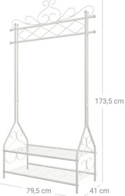 LINEA álló ruhafogas, fehér