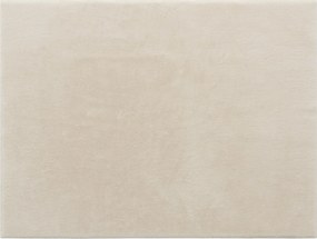 HOMCOM hosszú szálú mosható szőnyeg, 160 x 230 cm, krém | Aosom