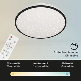 Brilo - LED Dimmelhető mennyezeti lámpa STARRY SKY LED/24W/230V 3000-6000K + távirányító