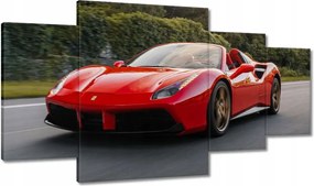 Vászonkép 160x90 Piros Ferrari út