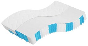 közepes keménységű zsebrugós matrac 140 x 200 cm