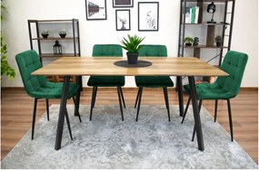 Bársony étkezőszék Smaragd Luxury