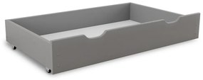 Ágyneműtartó fiók 200 cm, szürke