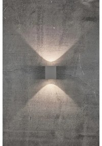 Nordlux - LED kültéri fali lámpa CANTO 2xLED/5W/230V IP44 szürke