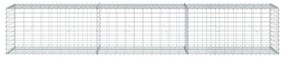 horganyzott vas gabion kosár fedéllel 300 x 50 x 50 cm