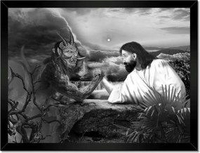 Poszterek keretben 40x30 Harc a jó és a rossz között