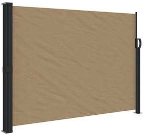 tópszínű behúzható oldalsó napellenző 140 x 600 cm
