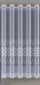 Mg Függöny jacquard 619/122 Fehér 350x180cm Kész M Szalaggal