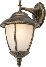 RÁBALUX 8476 MADRID Klasszikus Kültéri Fali Lámpa Antik Arany E27 IP44