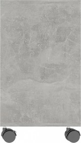 betonszürke szerelt fa kisasztal 70 x 35 x 55 cm