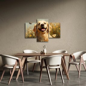 Kép - Boldog kutyus (90x60 cm)