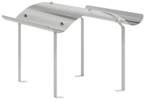 Kémény Fedél Ezüst 59.5 x 50 x 36.5 cm Rozsdamentes acél