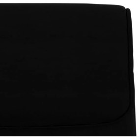 vidaXL fekete műbőr pad 100 x 64 x 80 cm