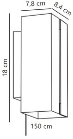 Nordlux - CURTIZ 2xLED/4,5W/230V dimmelhető fali lámpa fekete