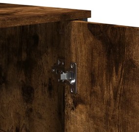 sonoma tölgy színű szerelt fa tálalószekrény 78 x 35,5 x 74,5cm
