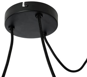 Design lógólámpa fehér selyemmel 30 cm 3-lámpás - Plu