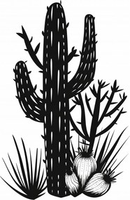 Poszter 59,4x84,1cm Kaktusz a karsztban