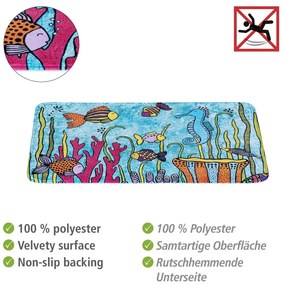 Textil fürdőszobai kilépő 45x70 cm Rollin'Art Ocean Life – Wenko