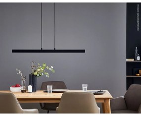 Fekete LED dimmelhető függőlámpa Stripe – Fischer &amp; Honsel