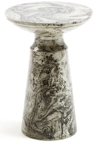 Kesbury szürke tárolóasztal, magasság 46 cm - Kave Home